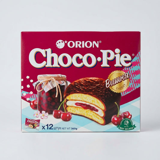 Orion Choco Pie – Assorted Flavors (12 Pieces, 360g)