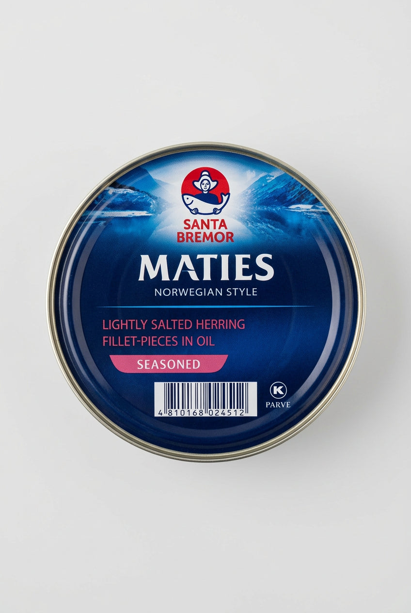 Santa Bremor Maties Seasoned Herring Fillet-Pieces in Oil, 9.17 oz (260g)