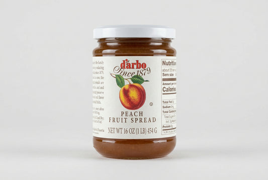 d'arbo Peach Fruit Spread, 16 oz (454g)