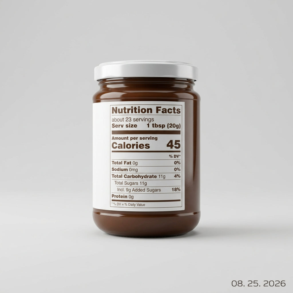 d'arbo Peach Fruit Spread, 16 oz (454g)