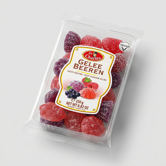 Gelee Beeren Jelly Fruits with Berries, 8.82 oz (250g)