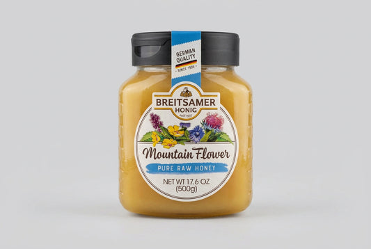 Breitsamer Pure Raw Mountain Flower Honey (500g)