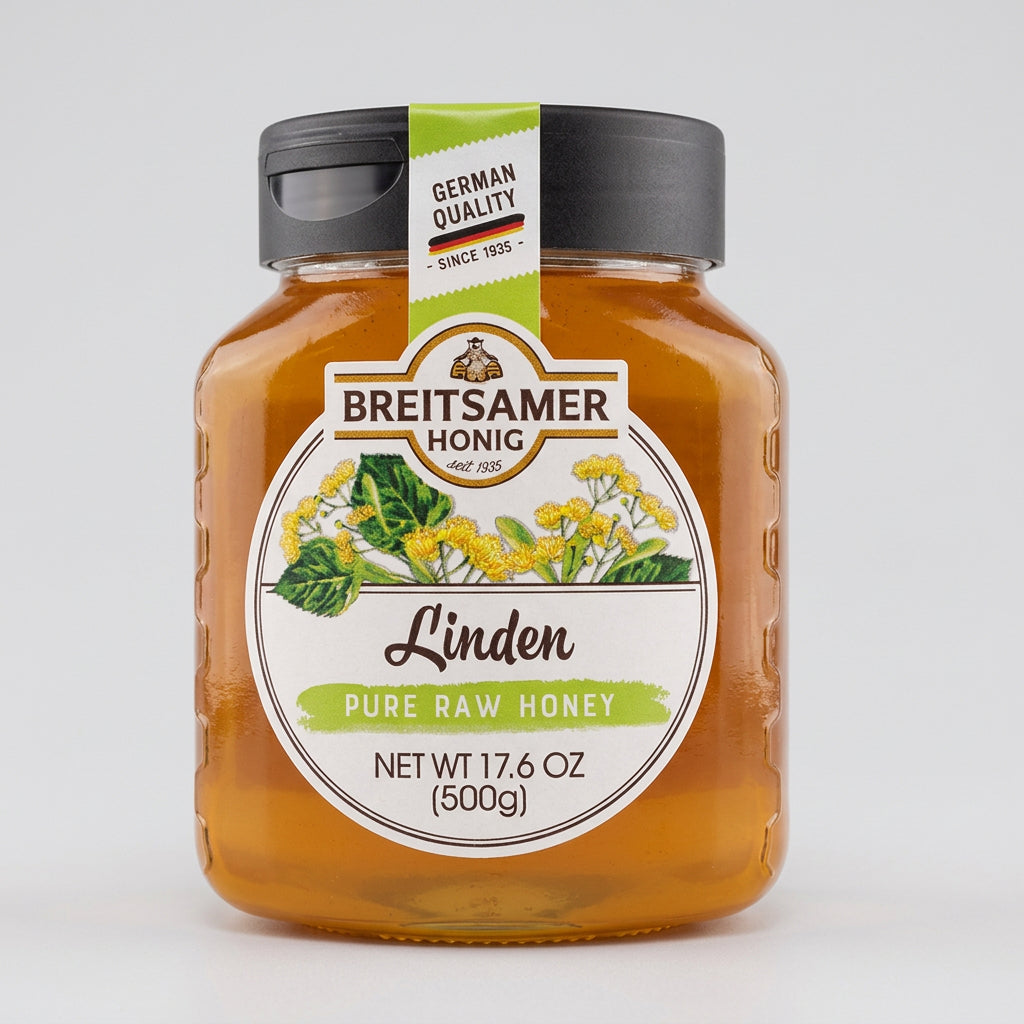 Breitsamer Pure Raw Linden Honey (500g)