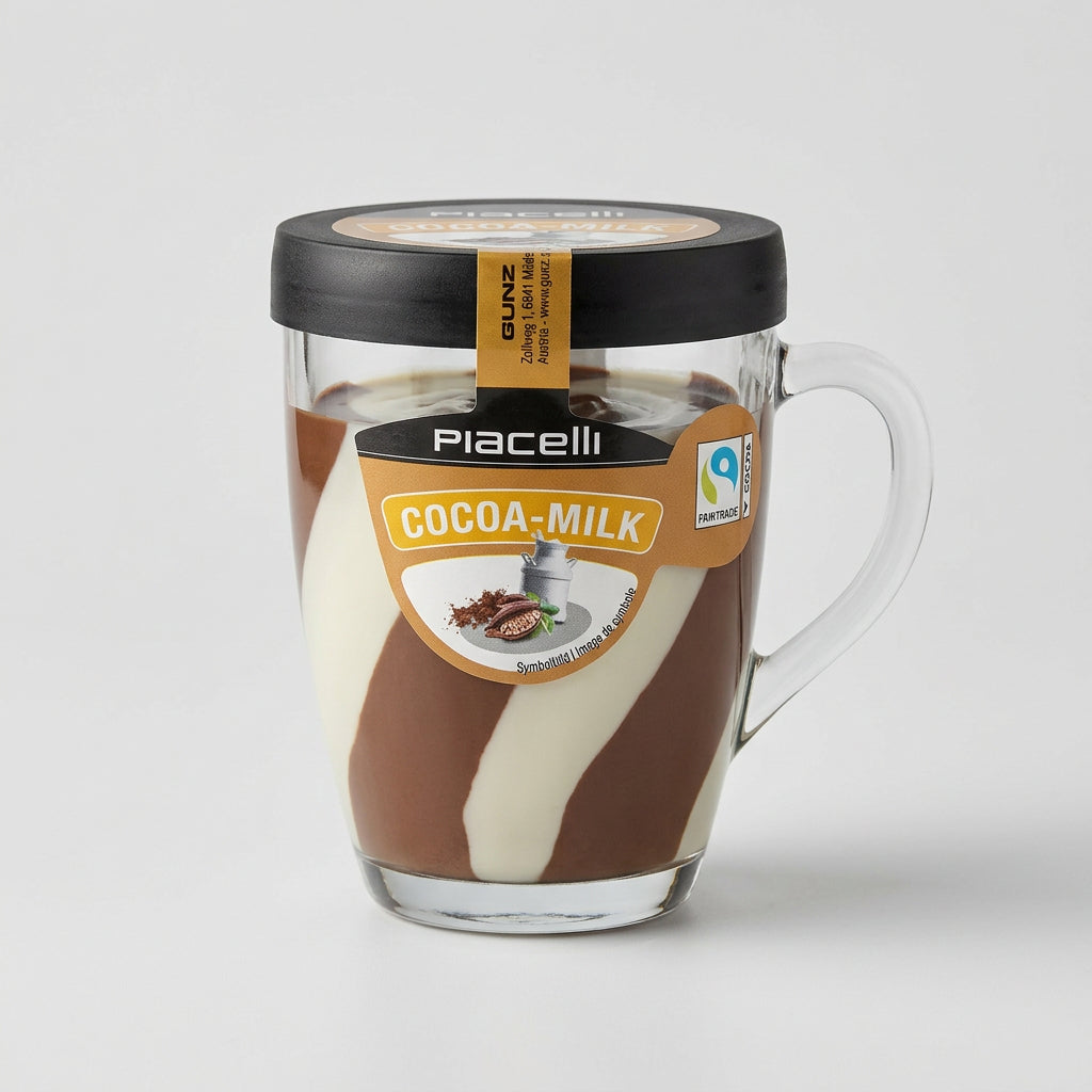 Piacelli Cocoa-Milk Duo Spread, 10.6 oz (300g)