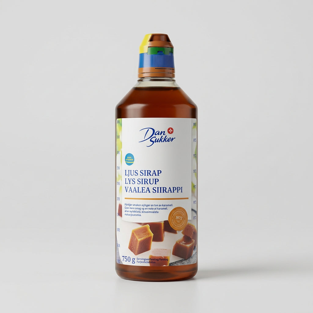 Dan Sukker Ljus Sirap Light Syrup, 26.46 oz (750g)