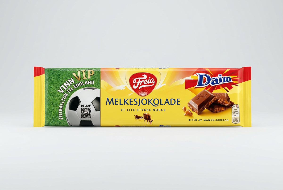 Freia Milk Chocolate with Daim, 7.05 oz (200g)