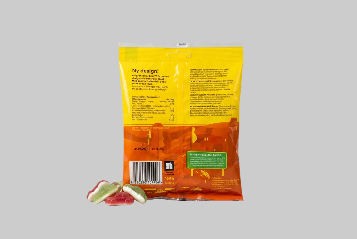Ahlgrens Bilar Original Candy Cars, 5.6 oz (160g)