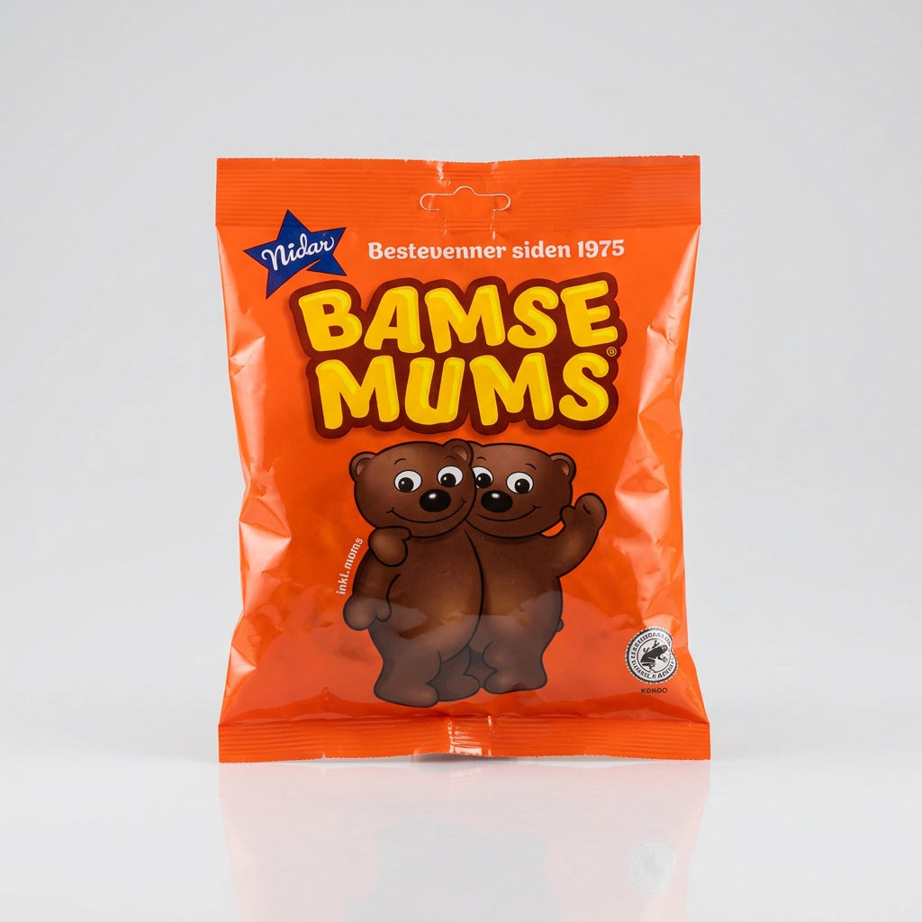 Nidar Bamsemums Marshmallow Bears, 7.8 oz (220g)