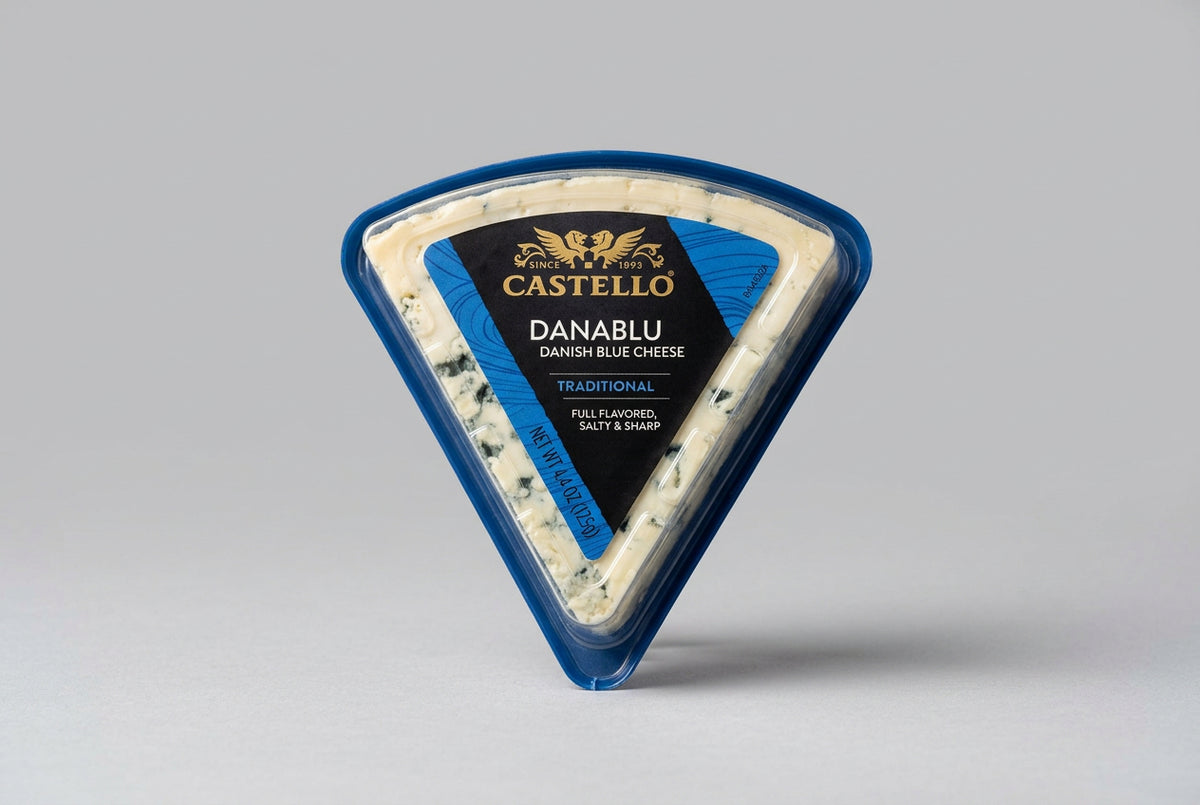 Castello Traditional Danish Blue Cheese, 4.4 oz (125g)