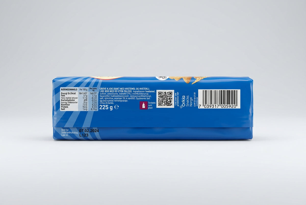 Sætre Kornmo Original Biscuits, 7.9 oz (225g)