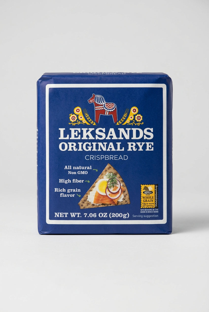 Leksands Original Triangle Crispbread, 7 oz (198g)