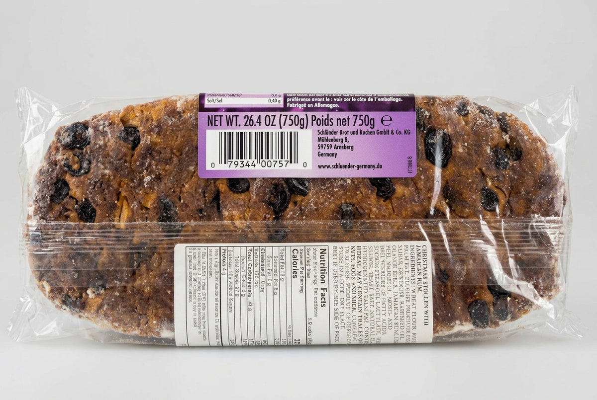 Schlünder Rum Stollen, 26.4 oz (750g)