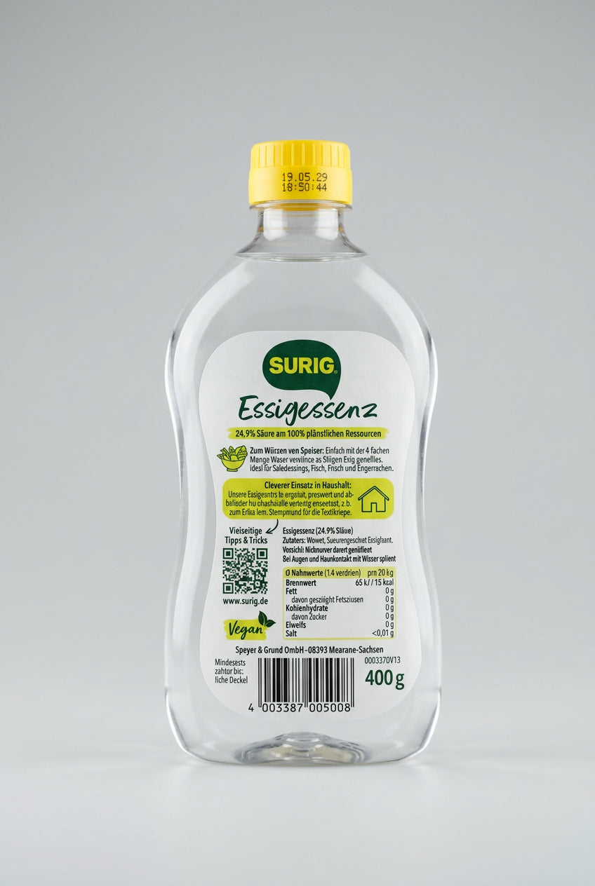Surig Vinegar Essence 25%, 13 fl oz (385ml)