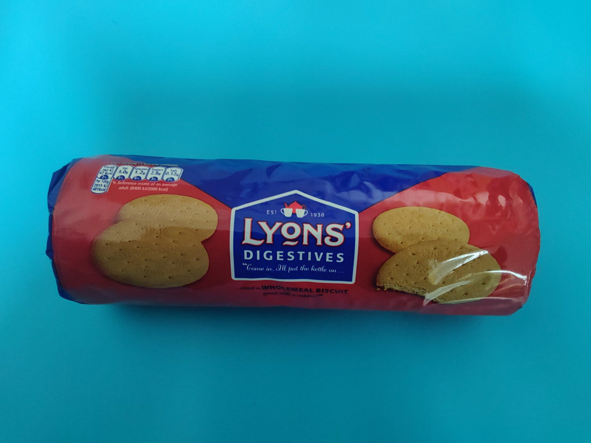 Lyons' Digestives Wholemeal Biscuits, 14.1 oz (400g) — front of pack