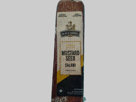 Black Kassel Mustard Seed Dry Aged Salami 2.6lb