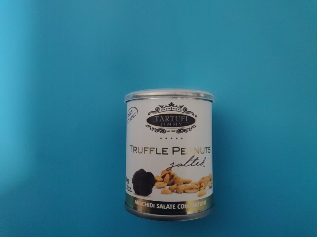 Tartufi Jimmy Truffle Peanuts, Salted, 2.1 oz (60g) — front of tin