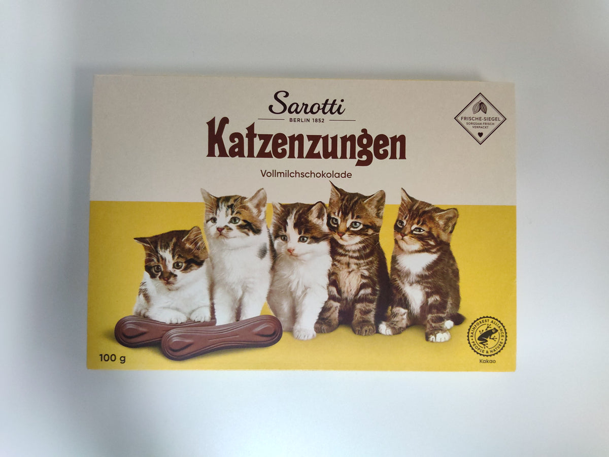 Sarotti Katzenzungen Cat Tongues Chocolate, 3.5 oz (100g)
