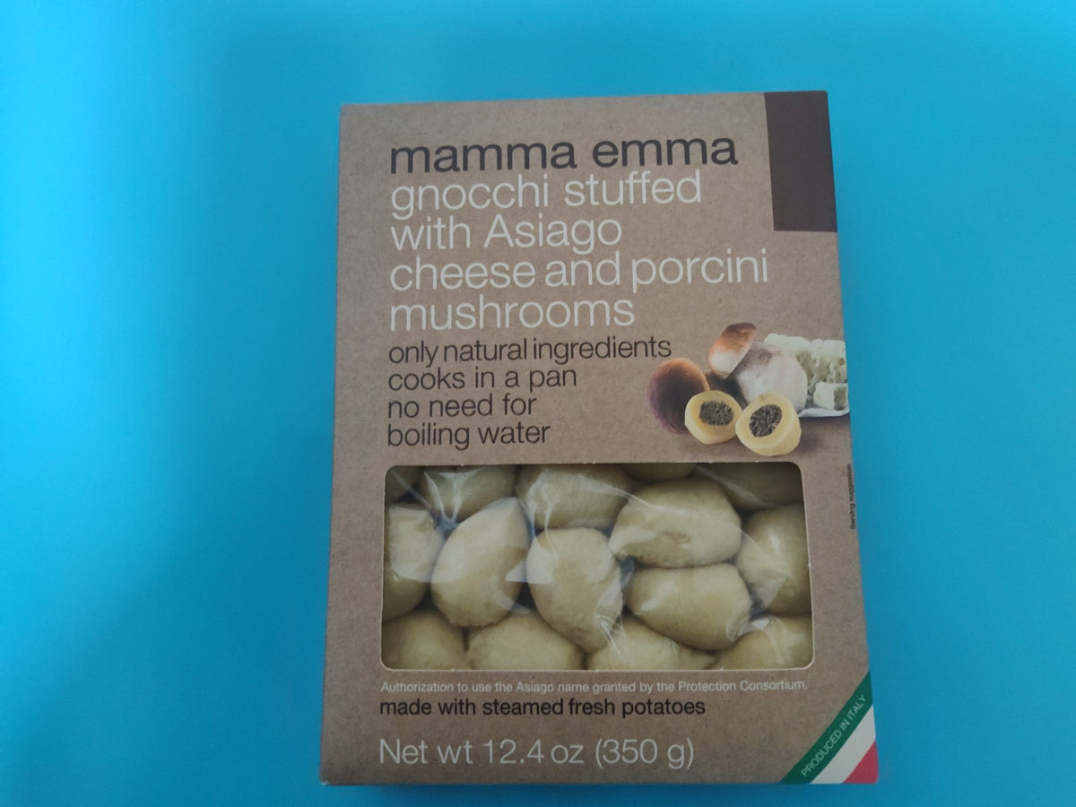 Mamma Emma Gnocchi Stuffed with Asiago Cheese & Porcini Mushrooms, 12.4 oz (350g)