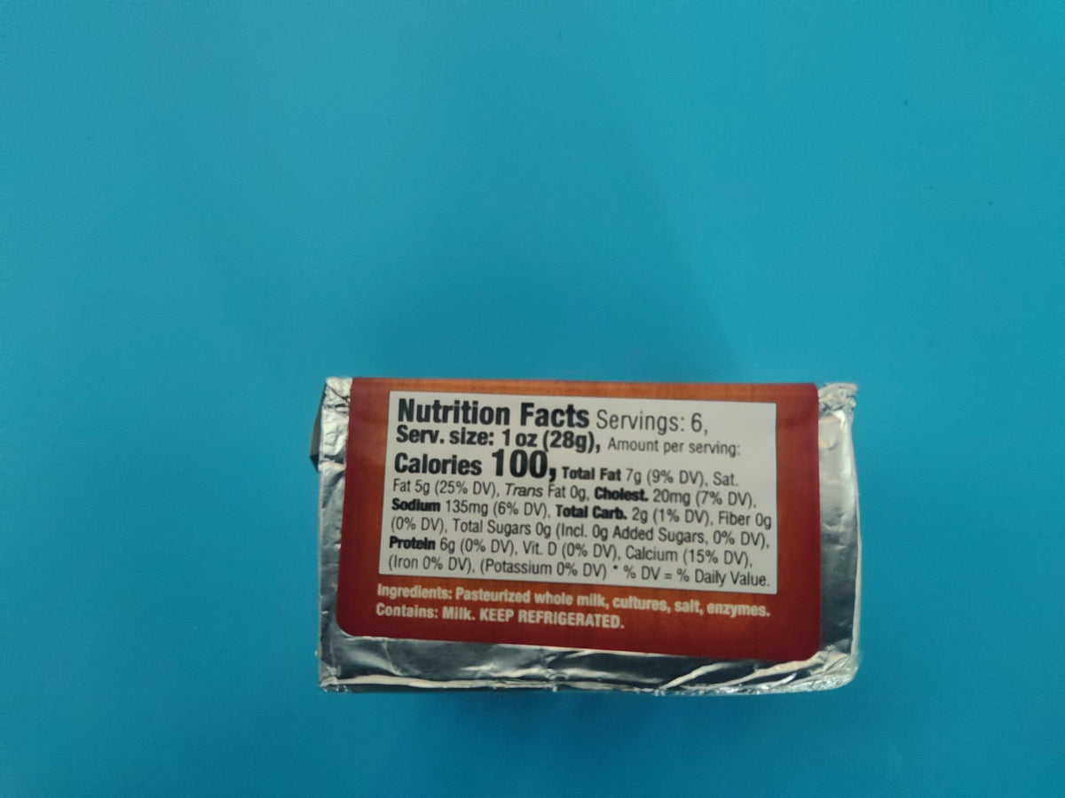 Chalet Cheese Bier Käse, 6 oz (170g) — ingredients and nutrition panel