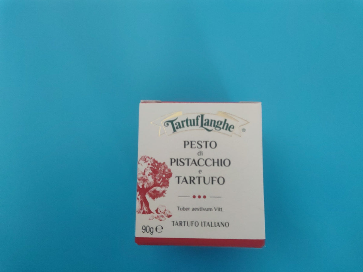 TartufLanghe Pesto di Pistacchio e Tartufo, 3.2 oz (90g) — front of box