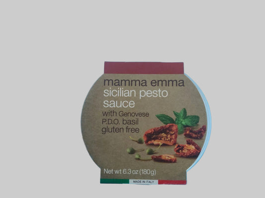 Mamma Emma Sicilian Pesto Sauce, 6.3 oz (180g)