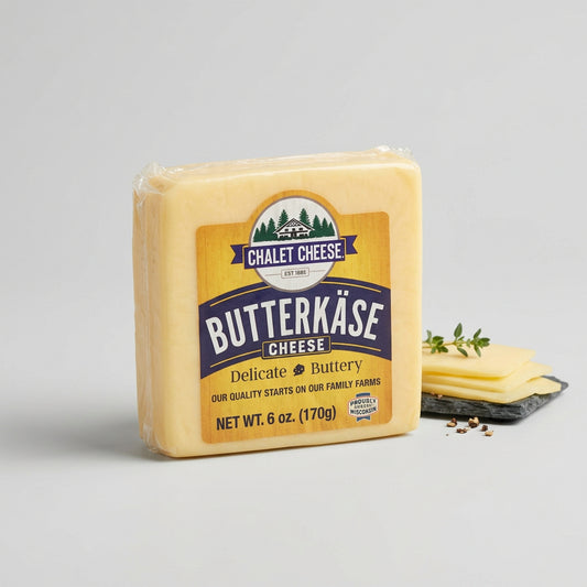 Chalet Cheese Butterkäse, 6 oz (170g)