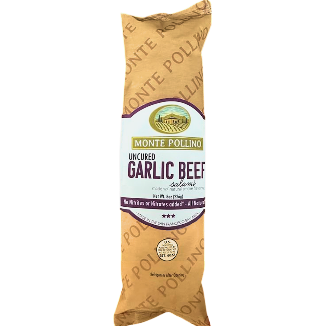 Monte Pollino Garlic Beef Salami, 8 oz