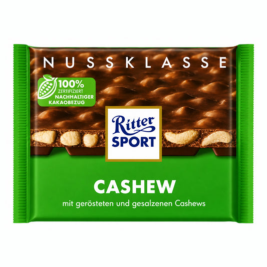 Ritter Sport Nussklasse Cashew, 3.5 oz (100g)