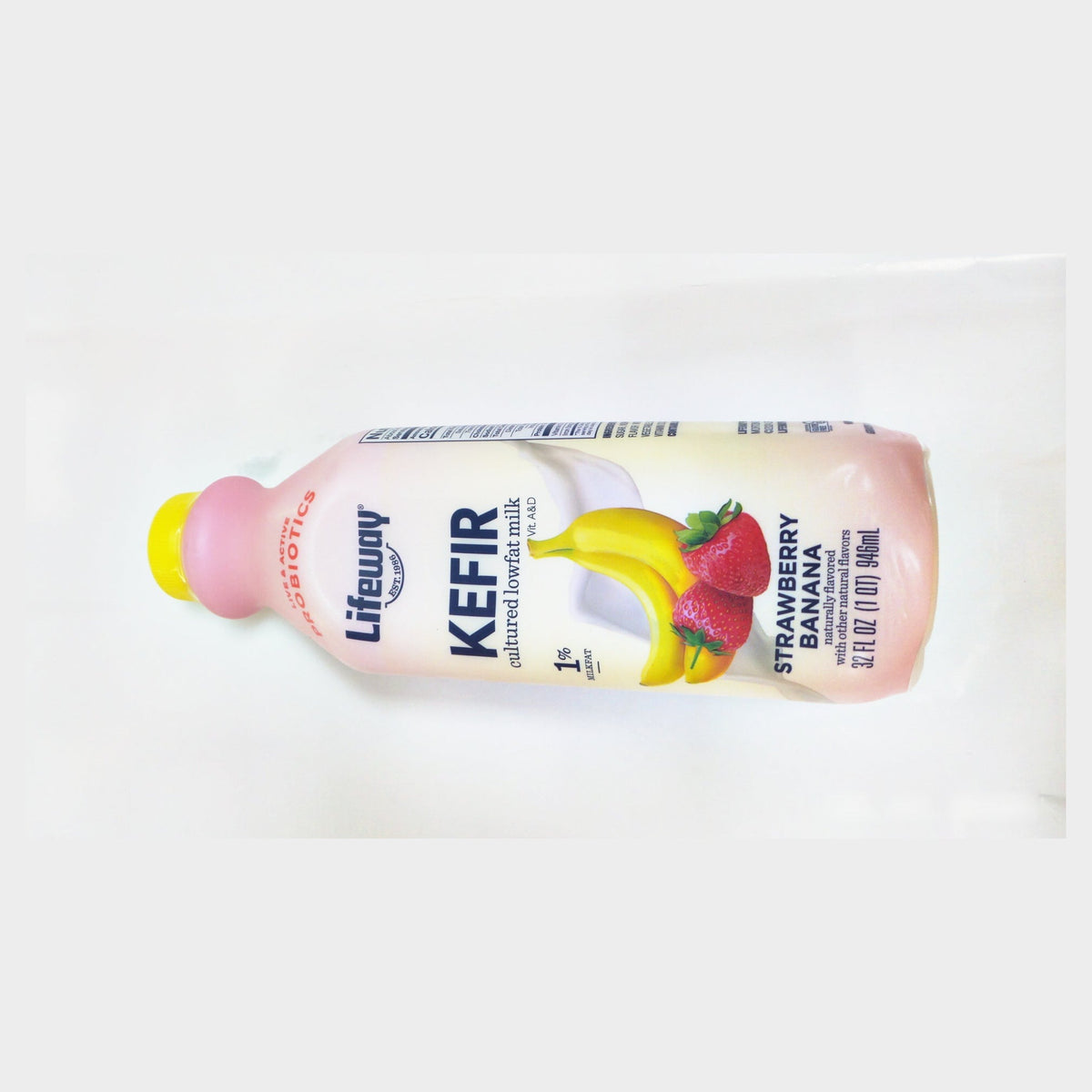 Lifeway Kefir Strawberry Banana Lowfat 1%, 32 fl oz (946ml)