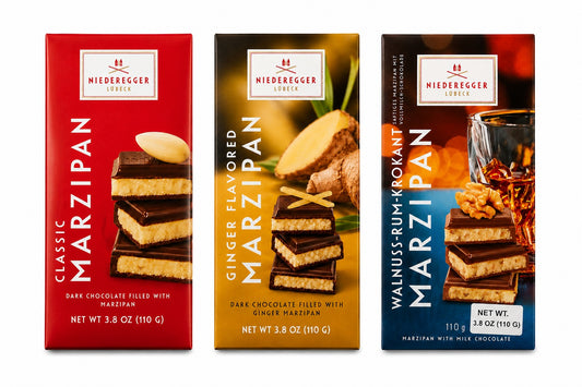 Niederegger Classic Marzipan Bar – 110g (Dark Chocolate Filled With Marzipan)