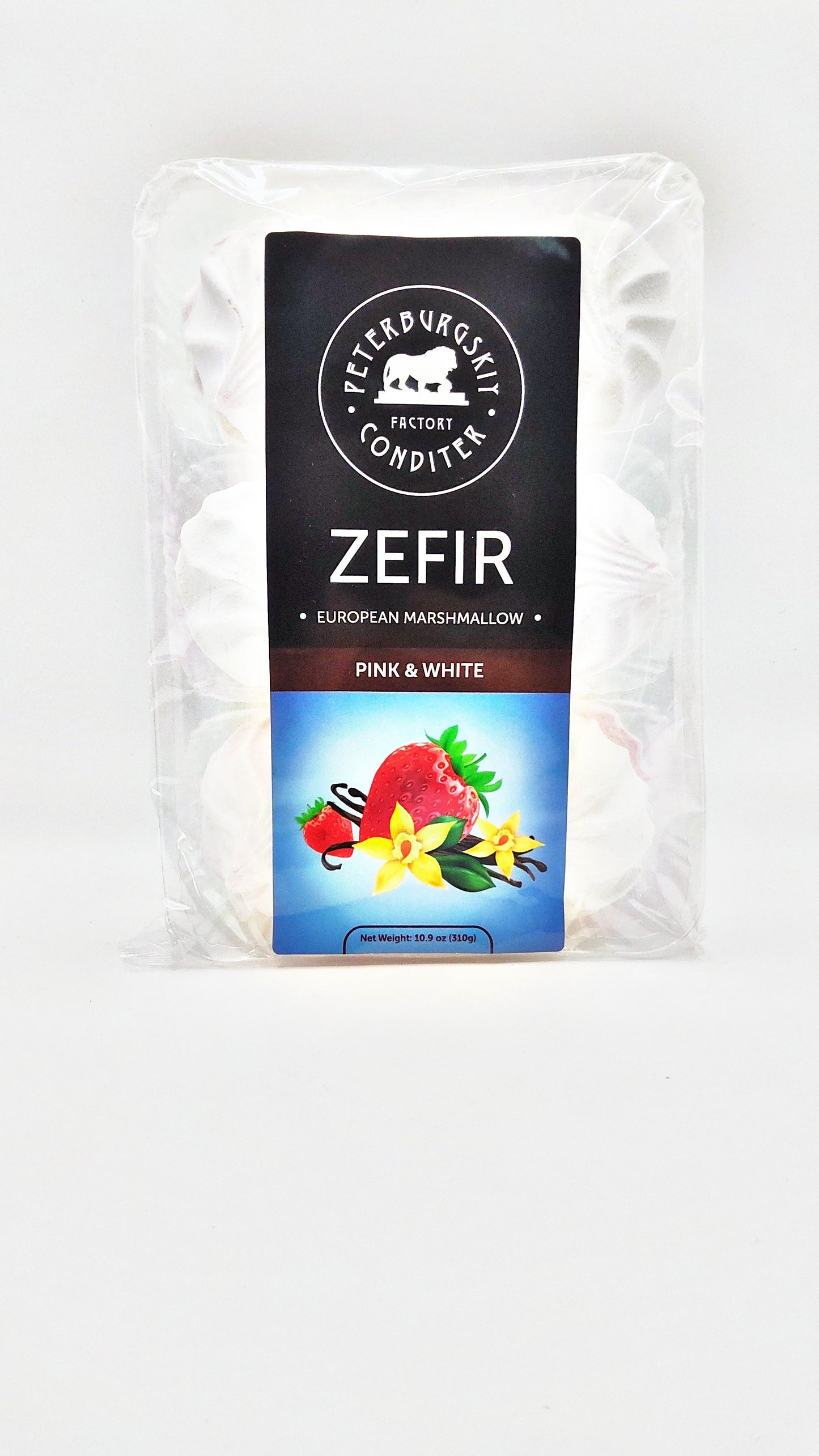 Petersburgskiy Konditer Zefir – European Marshmallow – 310g (Multiple Flavors)