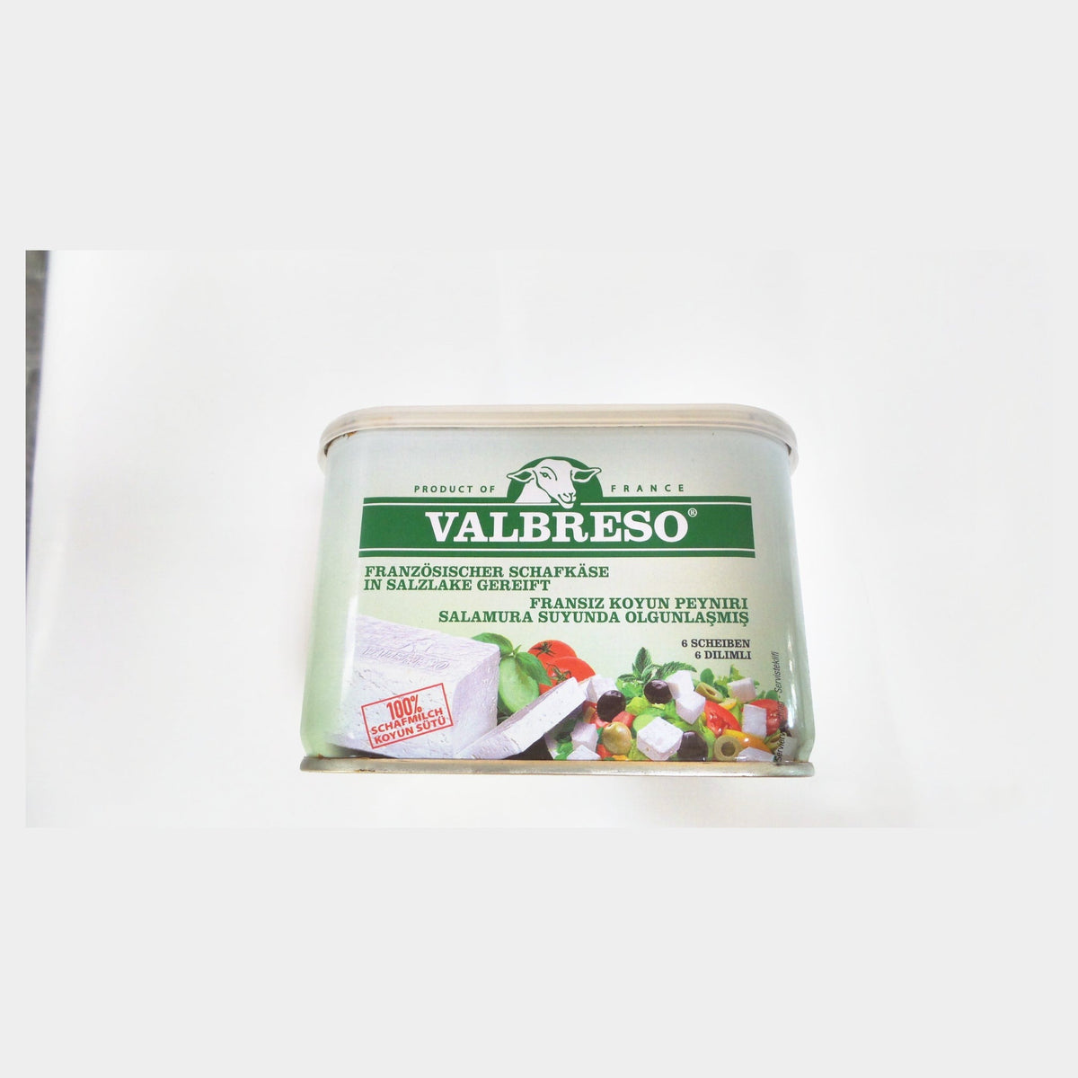 Valbreso French Sheep's Milk Cheese in Brine, 21.2 oz (600g) drained