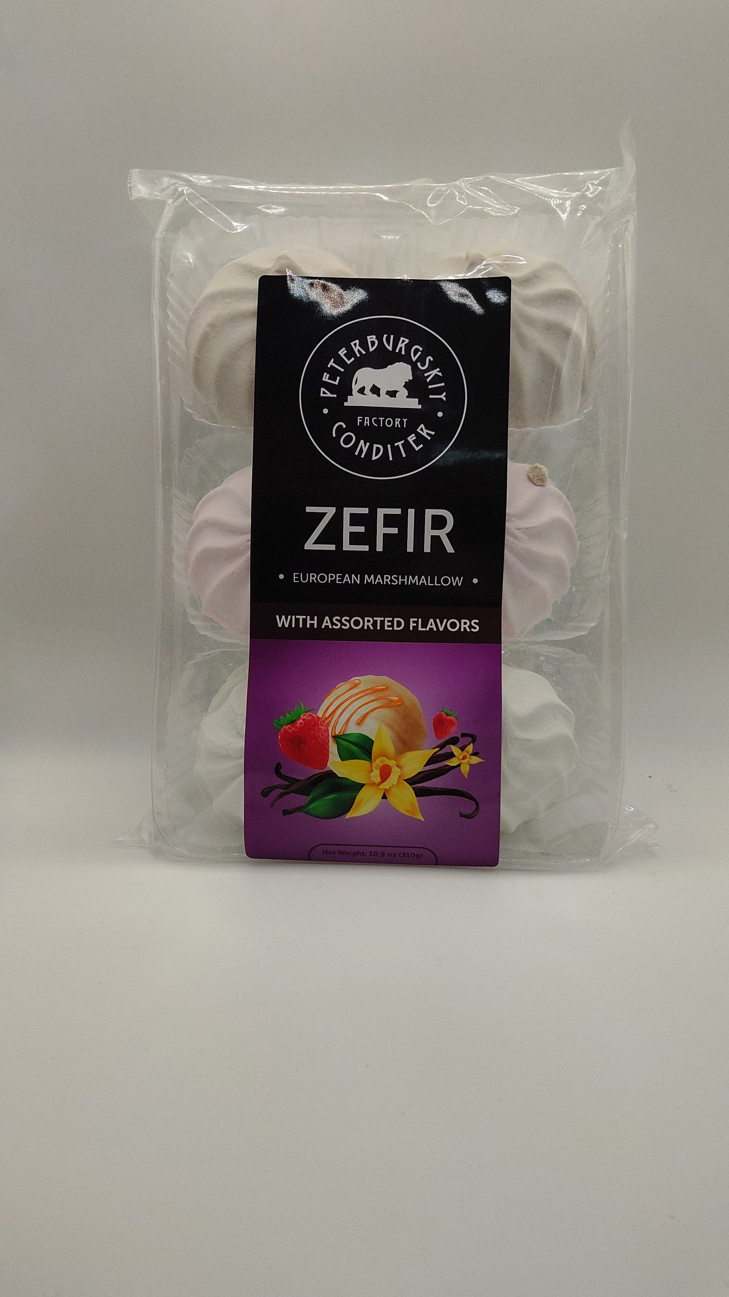 Petersburgskiy Konditer Zefir – European Marshmallow – 310g (Multiple Flavors)