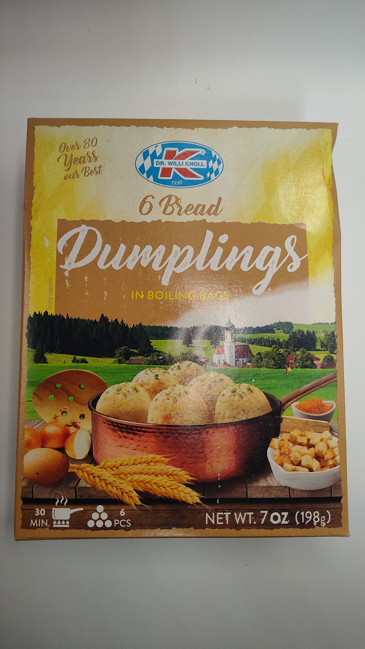 Dr. Willi Knoll Bread Dumplings, 6 Pieces