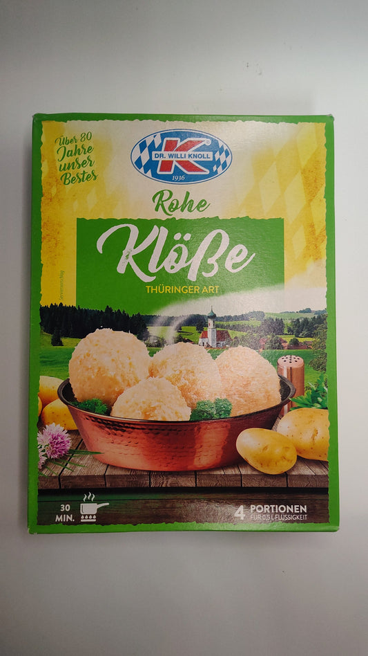 Dr. Willi Knoll Thüringer Style Raw Potato Dumplings, 4 Pieces