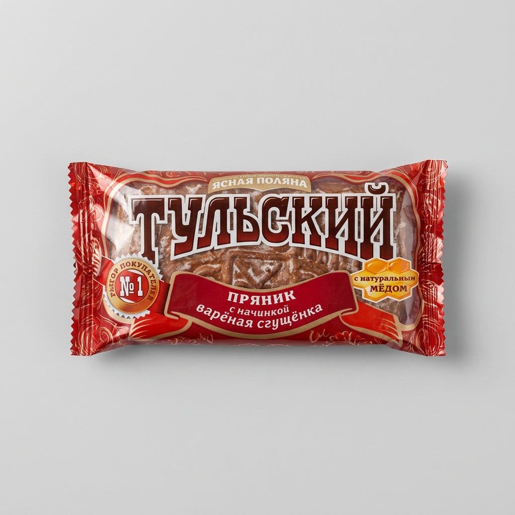 Tula Pryanik Gingerbread with Boiled Condensed Milk, 4.6 oz (130g)
