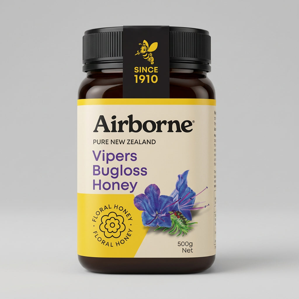 Airborne Vipers Bugloss Honey, 17.6 oz (500g)