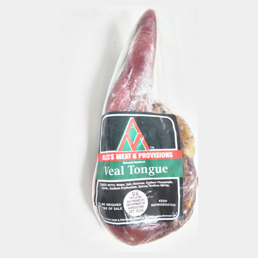 Alef's Meat & Provisions Natural Smoked Veal Tongue