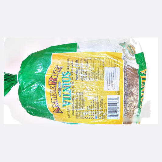 AmbeRye Vilnius Lithuanian Classic Black Rye Bread, 1.55 lb (700g)