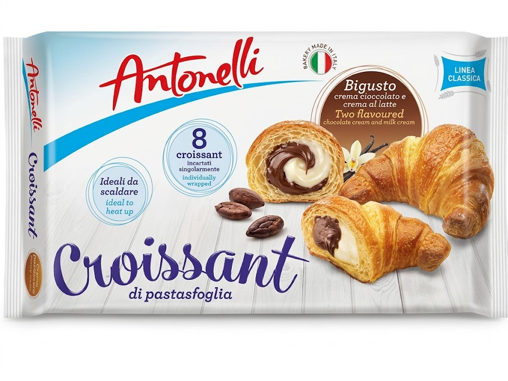 Antonelli Filled Croissants – Individually Wrapped (Made in Italy)