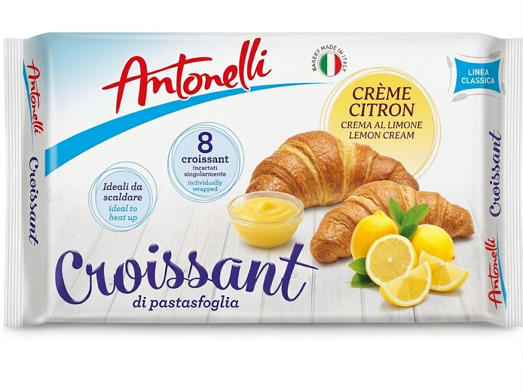 Antonelli Filled Croissants – Individually Wrapped (Made in Italy)