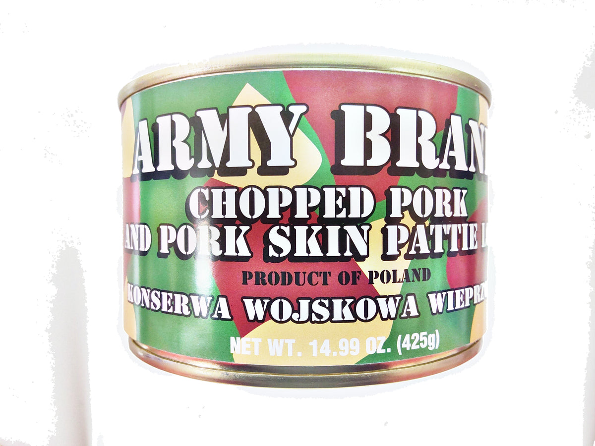 Army Brand Chopped Pork (Konserwa Wojskowa), 10.6 oz (300g)
