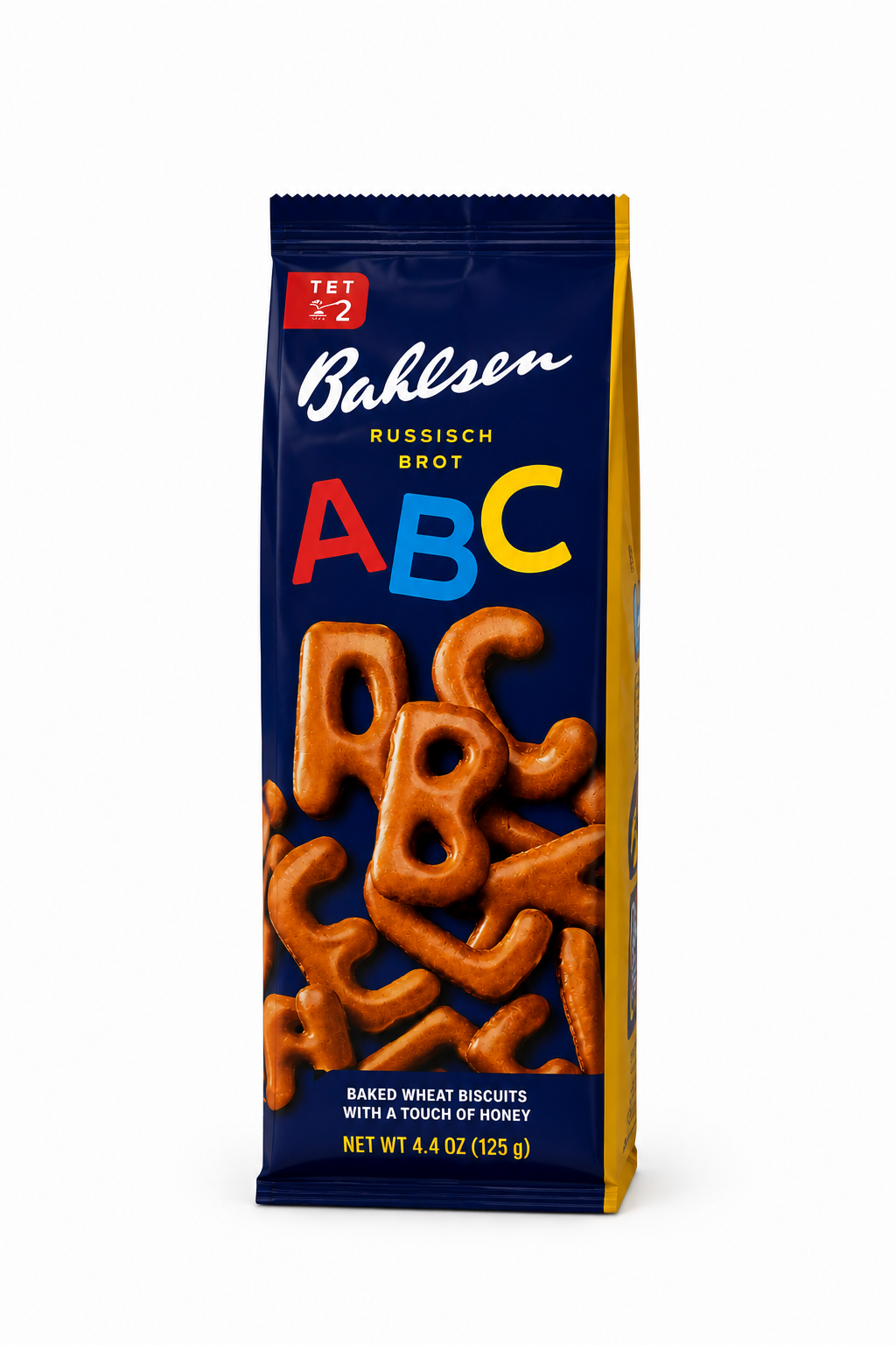 Bahlsen Russisch Brot ABC Alphabet Biscuits, 4.4 oz (125g)