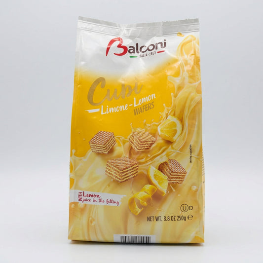 Balconi Cubi Lemon Wafers, 8.8 oz (250g)
