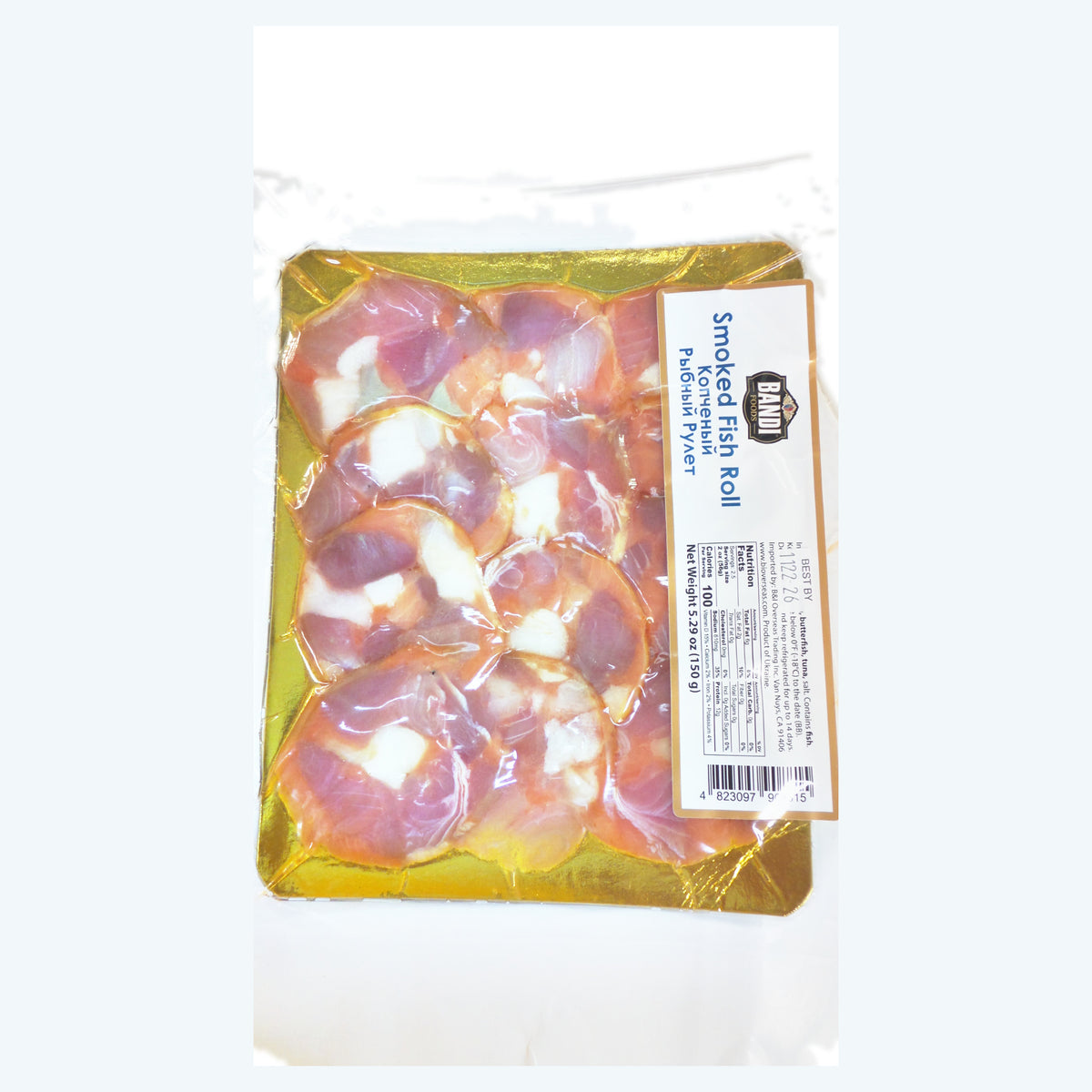 Bandi Foods Smoked Fish Roll, 5.29 oz (150g)