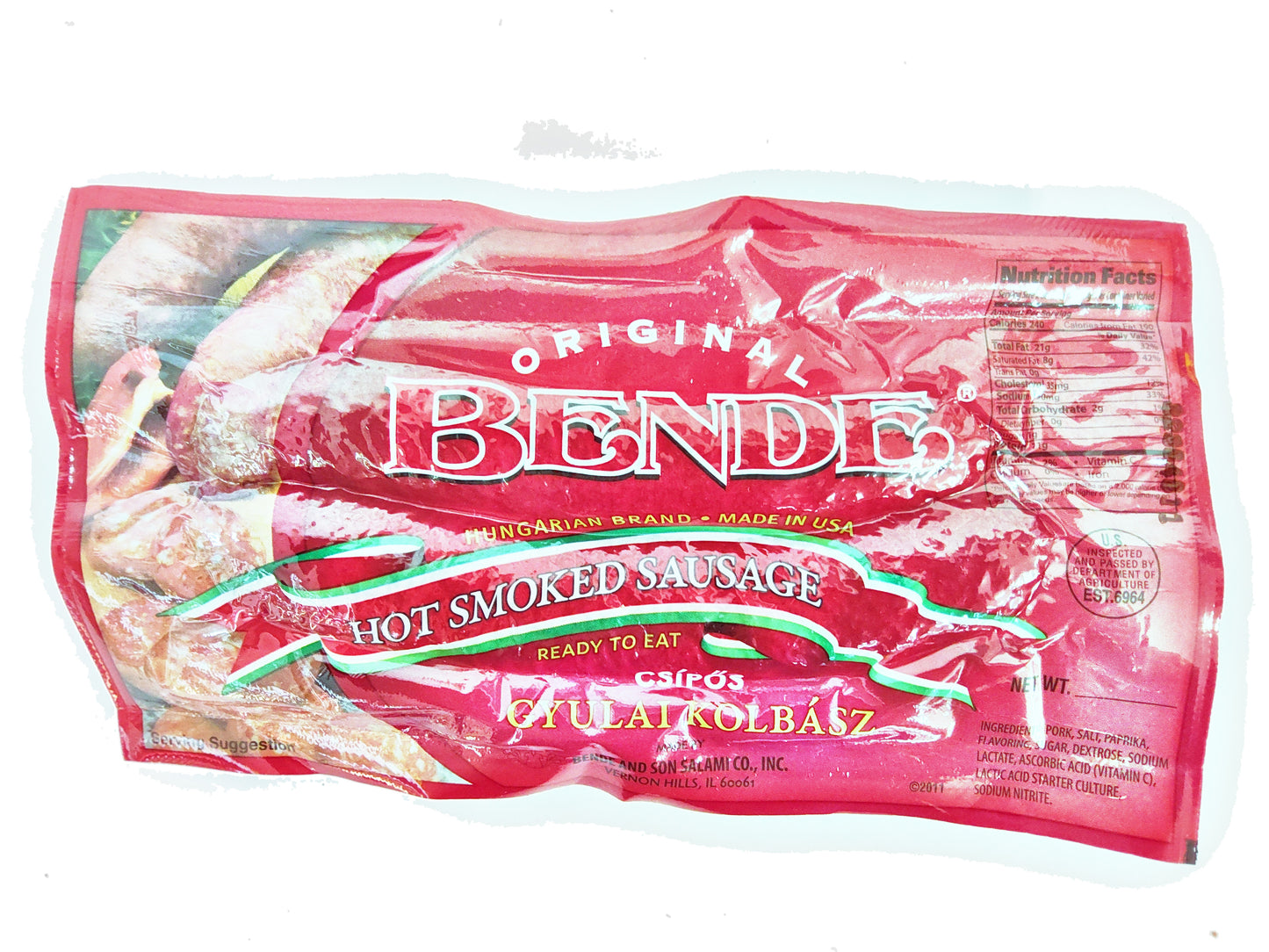 Bende Gyulai Kolbász, 5.3 oz (150g)