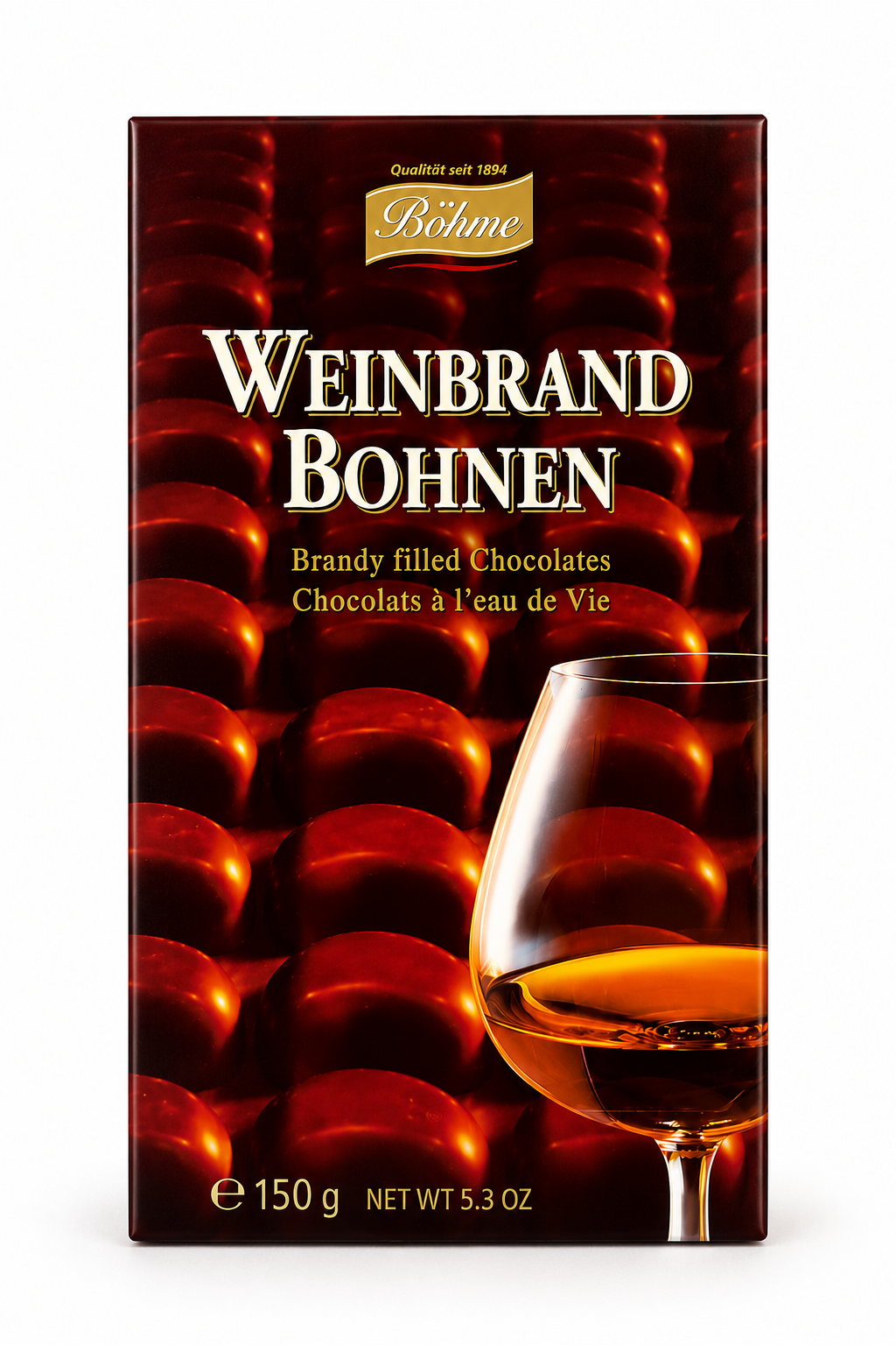Böhme Weinbrand Bohnen Brandy Filled Chocolates, 5.3 oz (150g)