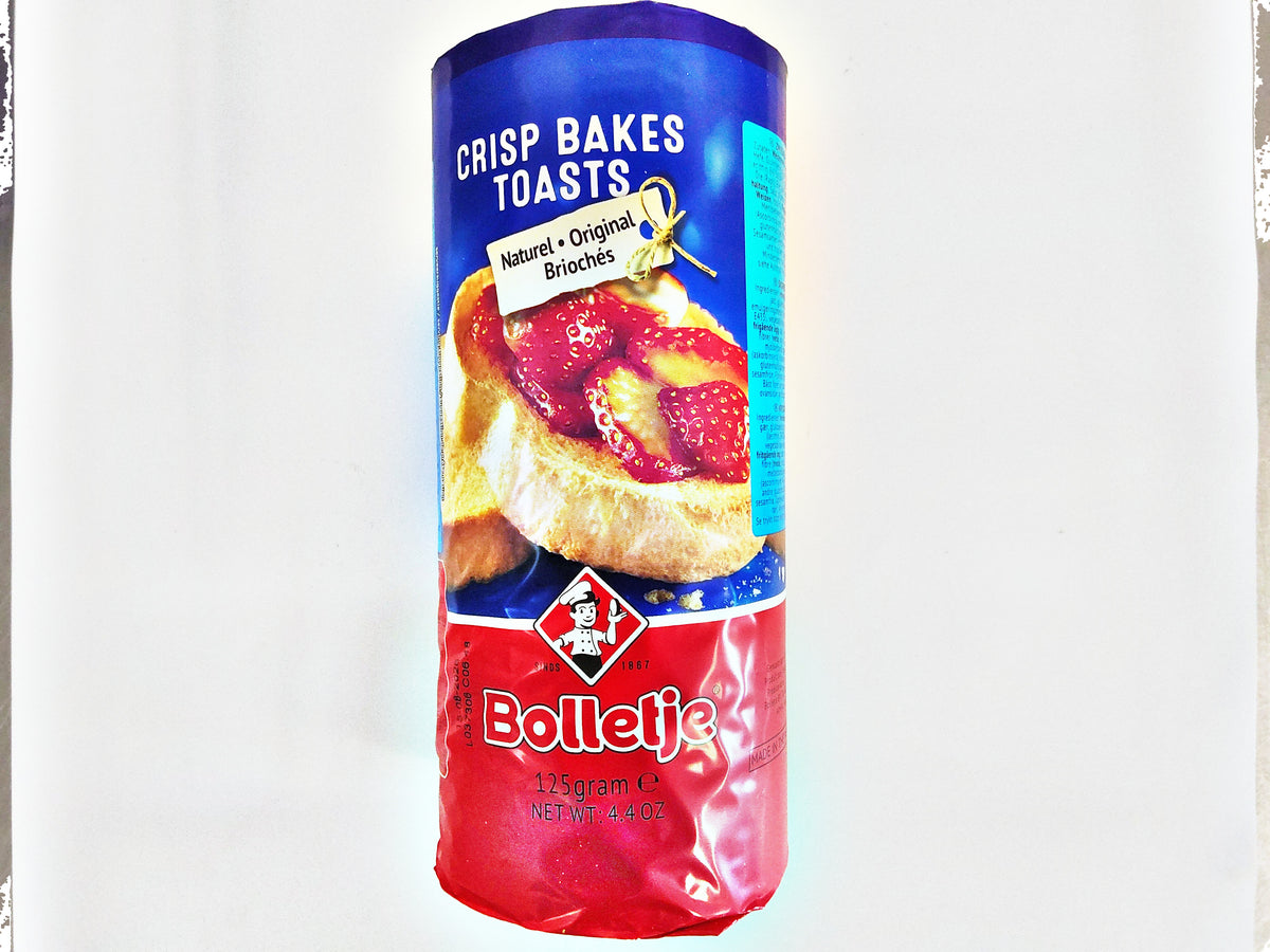 Bolletje Crisp Bakes Toasts Naturel Original, 9.17 oz (260g)