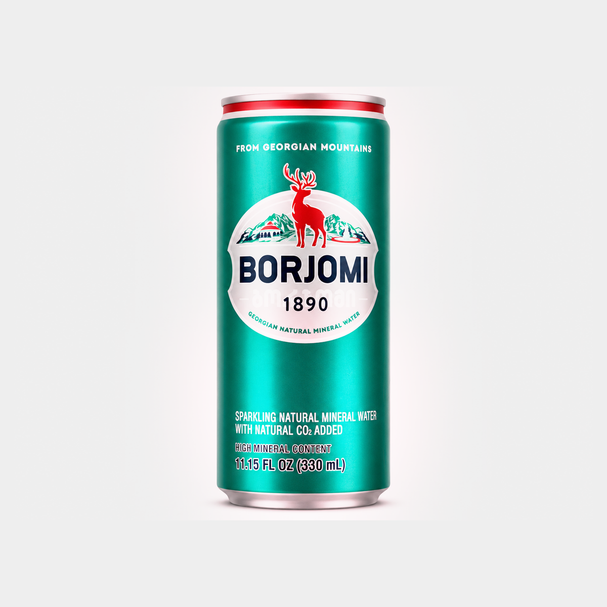 Borjomi Sparkling Natural Mineral Water, 330ml