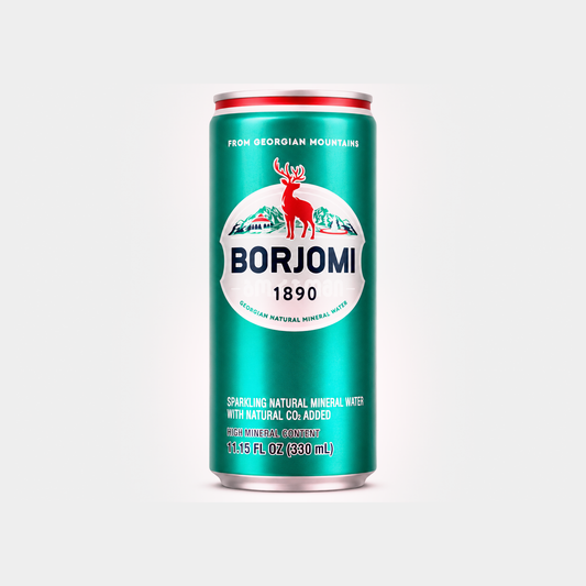 Borjomi Sparkling Natural Mineral Water, 330ml